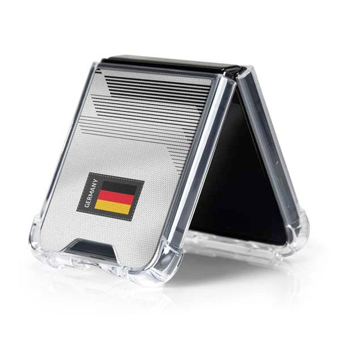 Germany Soccer Flag Galaxy Z Flip5 5G Clear Case